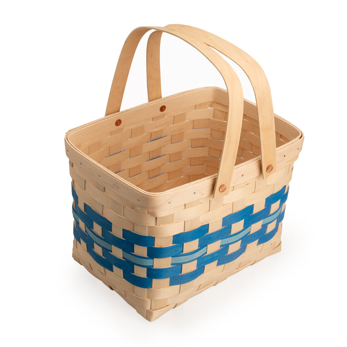 Spring Homestead Picnic Basket with Protectors - Blueberry