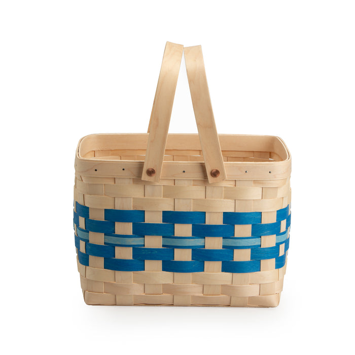 Spring Homestead Picnic Basket with Protectors - Blueberry