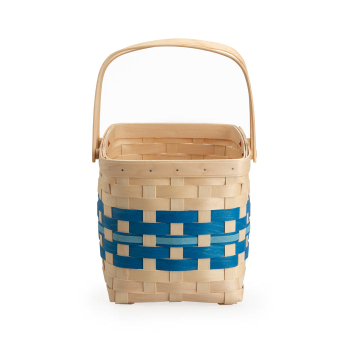 Spring Homestead Picnic Basket with Protectors - Blueberry
