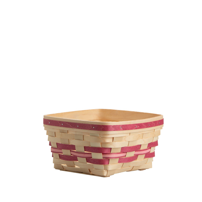 Spring Medium Berry Basket with Protector - Raspberry
