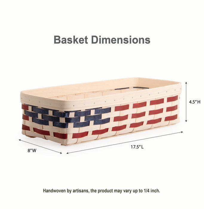 Americana Medium Centerpiece Basket with Protector