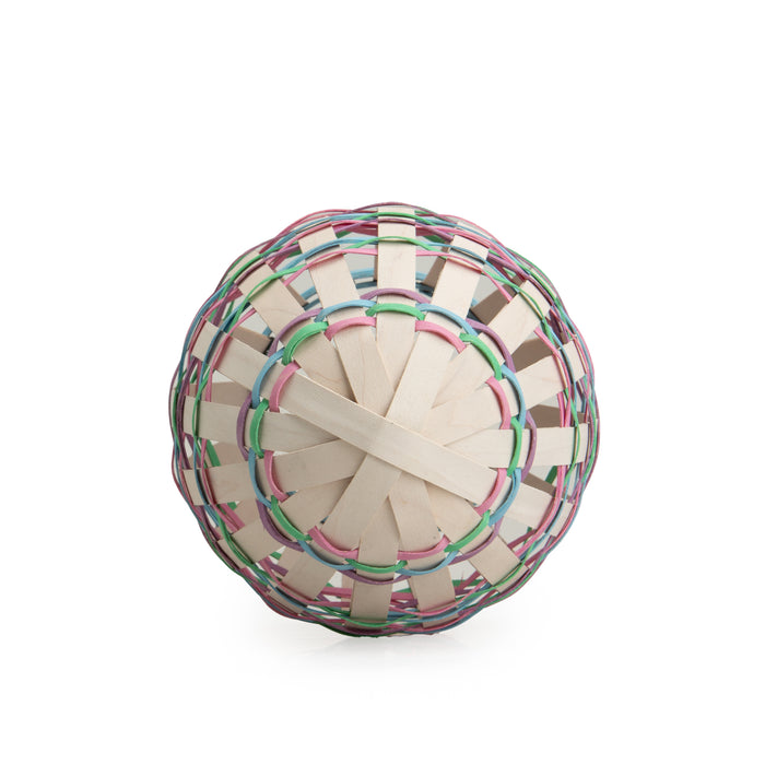 Easter Medium Freestanding Open Weave Egg - Blue