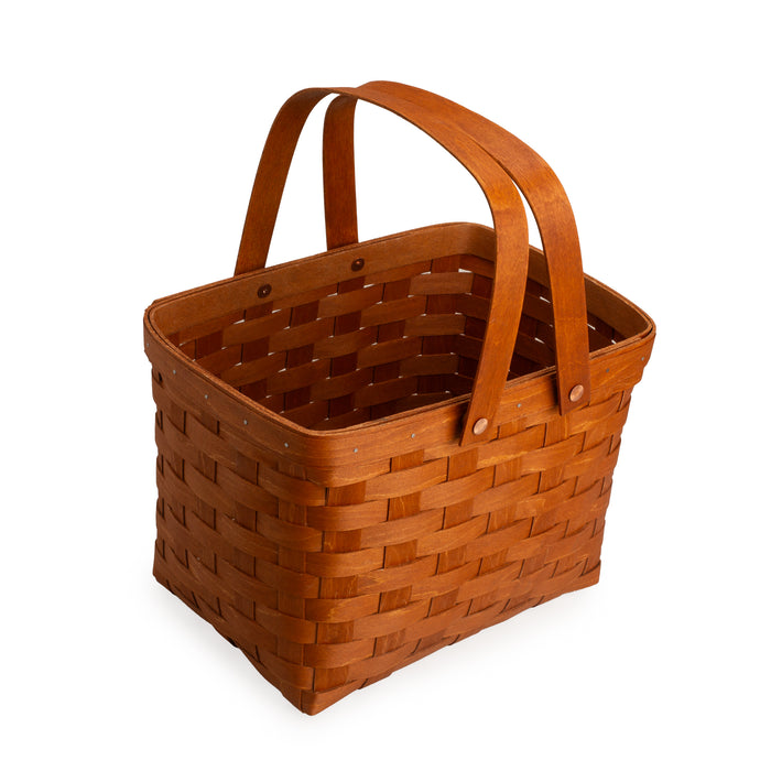 Mackinac Homestead Basket with Protector - Warm Cinnamon