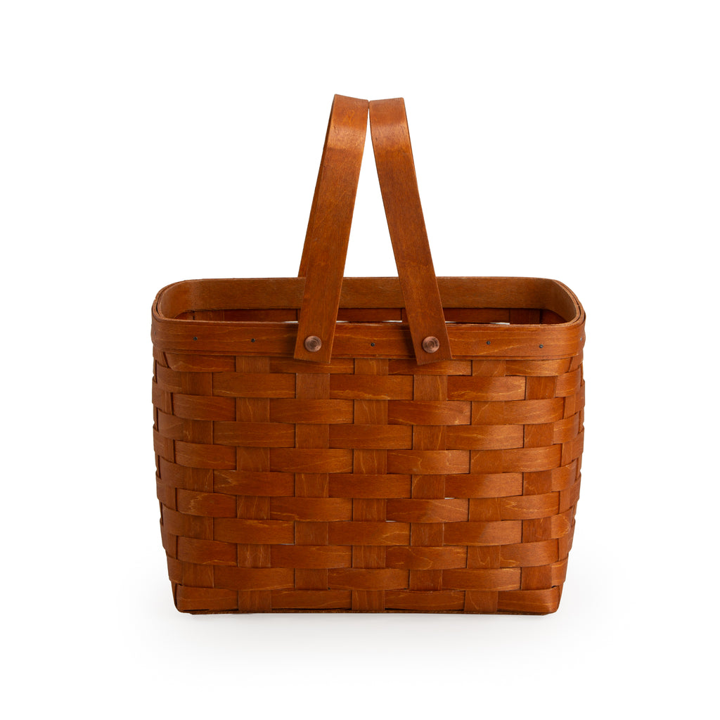 Mackinac Homestead Basket with Protector - Warm Cinnamon