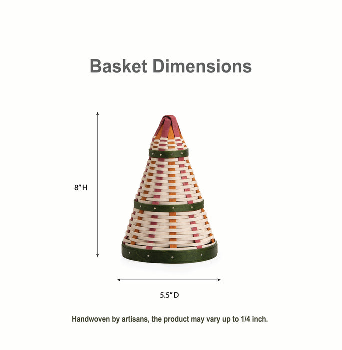 Winter Wonderland Medium Tree Woven Decor