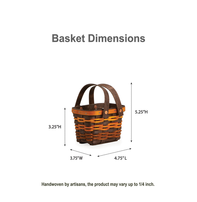 Harvest Bounty Miniature Basket - Autumn Sunset