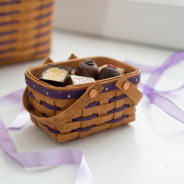 Collector's Valentine's Day 6-Piece Heartland Basket Set - Purple