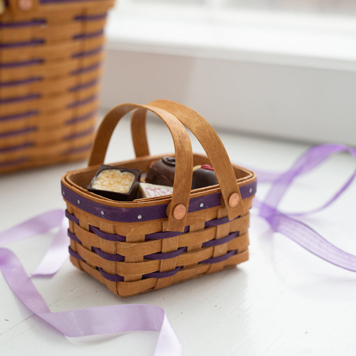 Collector's Valentine's Day 6-Piece Heartland Basket Set - Purple