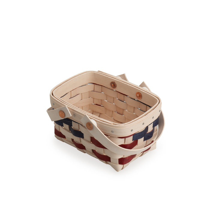 Americana Miniature Market Basket