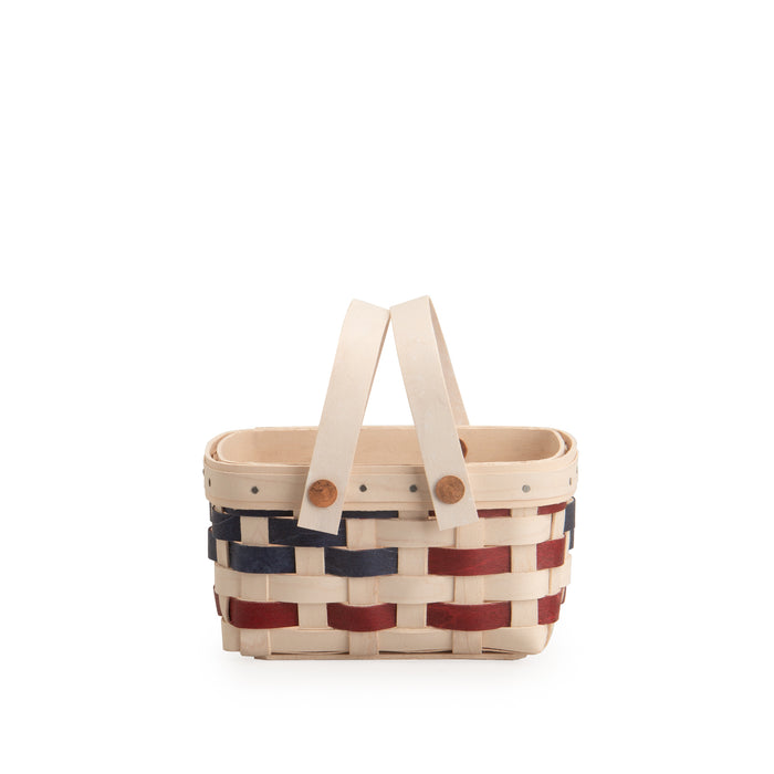 Americana Miniature Market Basket