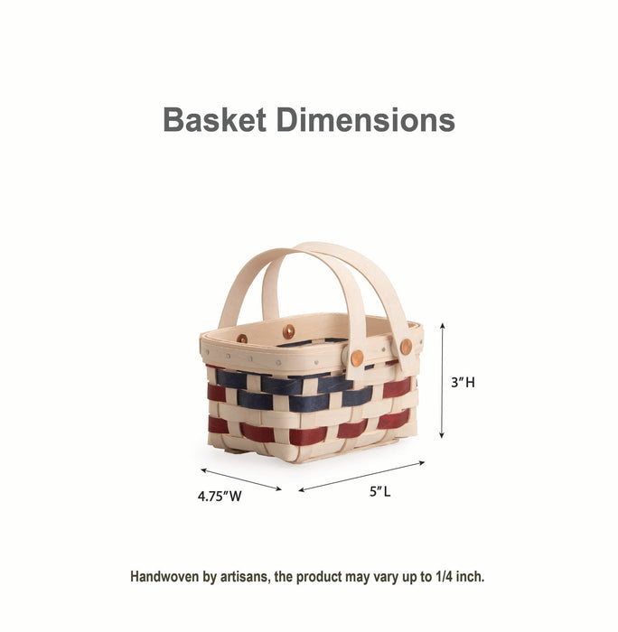 Americana Miniature Market Basket — Longaberger