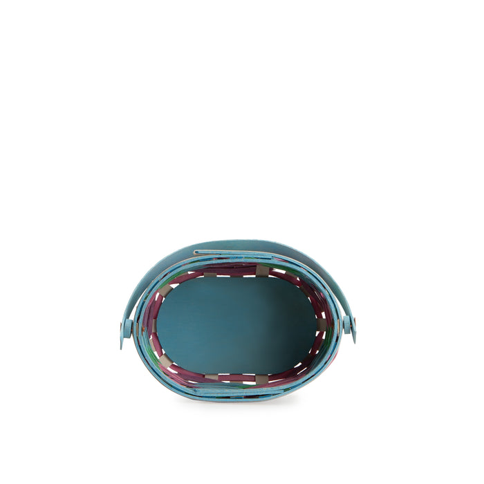 Easter Miniature Oval Basket with Protector - Multi
