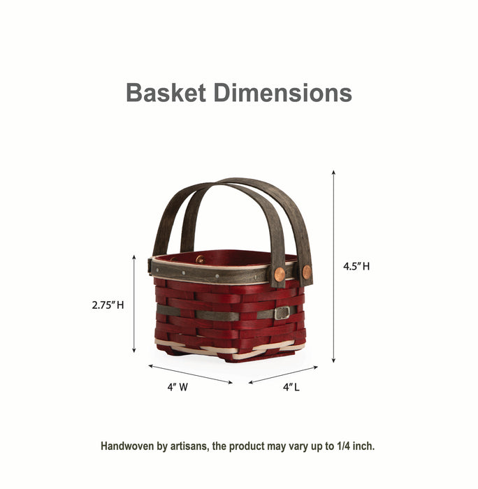 Santa Belly Miniature Provision Basket with Protector