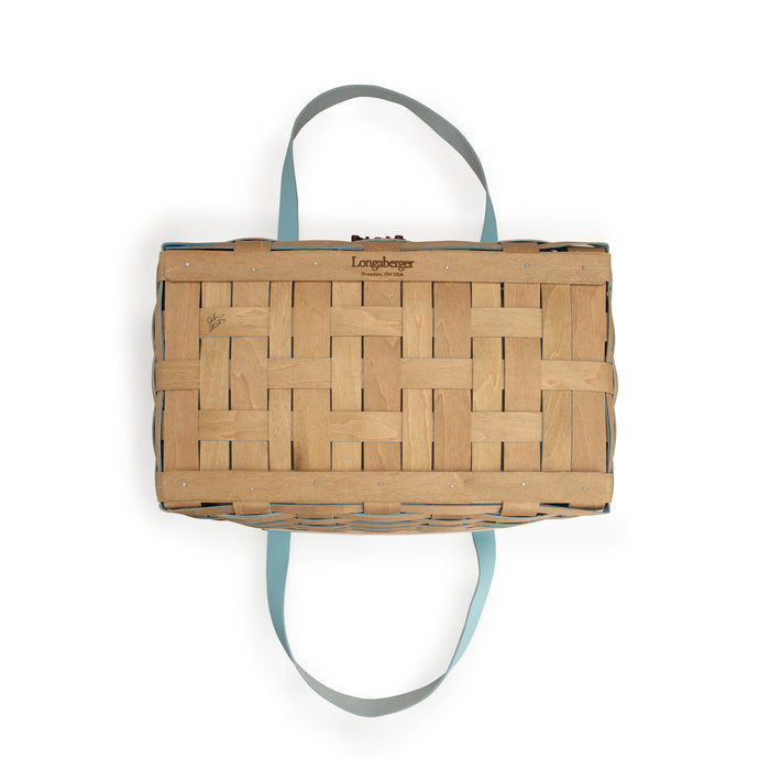 Collector's Nordic Frost Large Carrier Basket with Protector - Blue