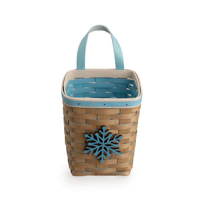 Nordic Frost Large Peg Basket with Protector - Blue