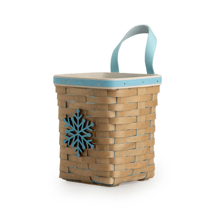 Nordic Frost Large Peg Basket with Protector - Blue