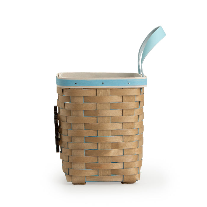 Nordic Frost Large Peg Basket with Protector - Blue