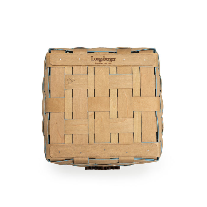 Nordic Frost Winter Essentials Basket with Divider and Protector - Blue