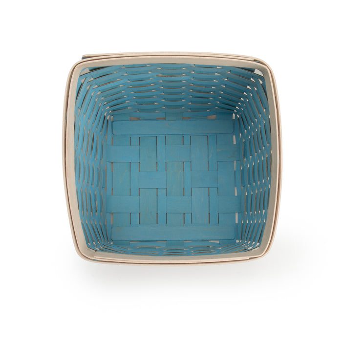 Nordic Frost Winter Essentials Basket with Divider and Protector - Blue