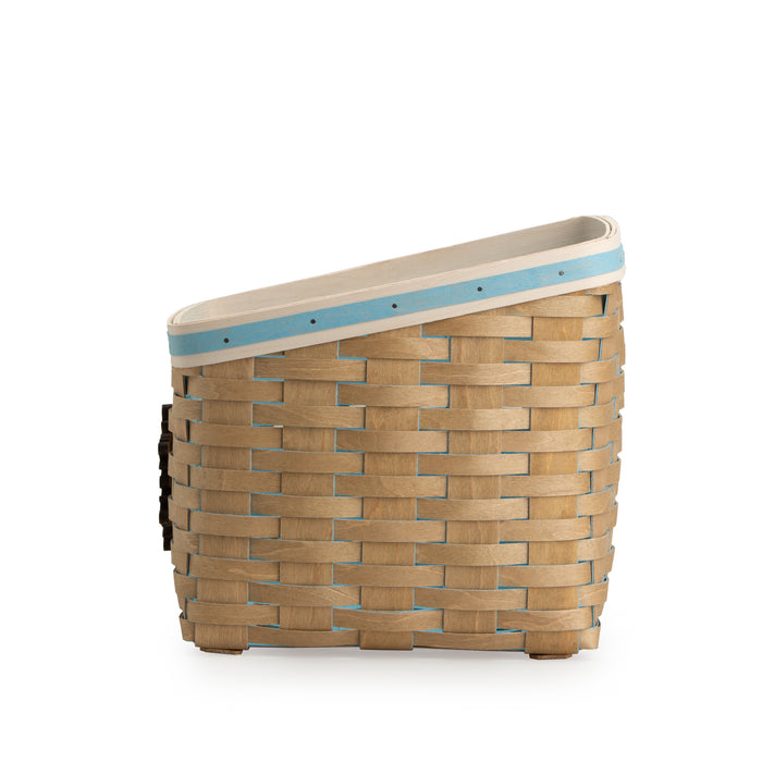 Nordic Frost Winter Essentials Basket with Divider and Protector - Blue