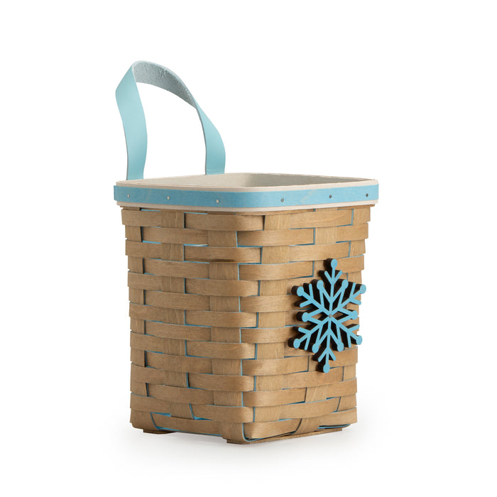 Nordic Frost Large Peg Basket with Protector - Blue