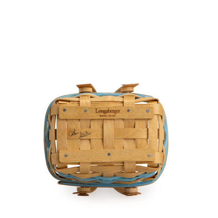 Oktoberfest Homestead Miniature Basket - Bavarian Check