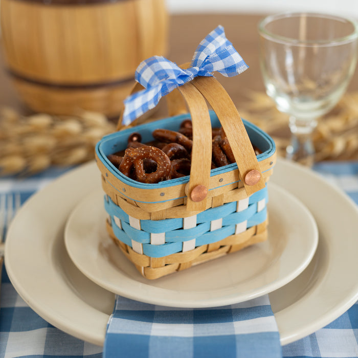 Collector's Oktoberfest 5-Piece Basket Set - Bavarian Check