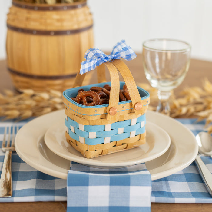 Collector's Oktoberfest 5-Piece Basket Set - Bavarian Check
