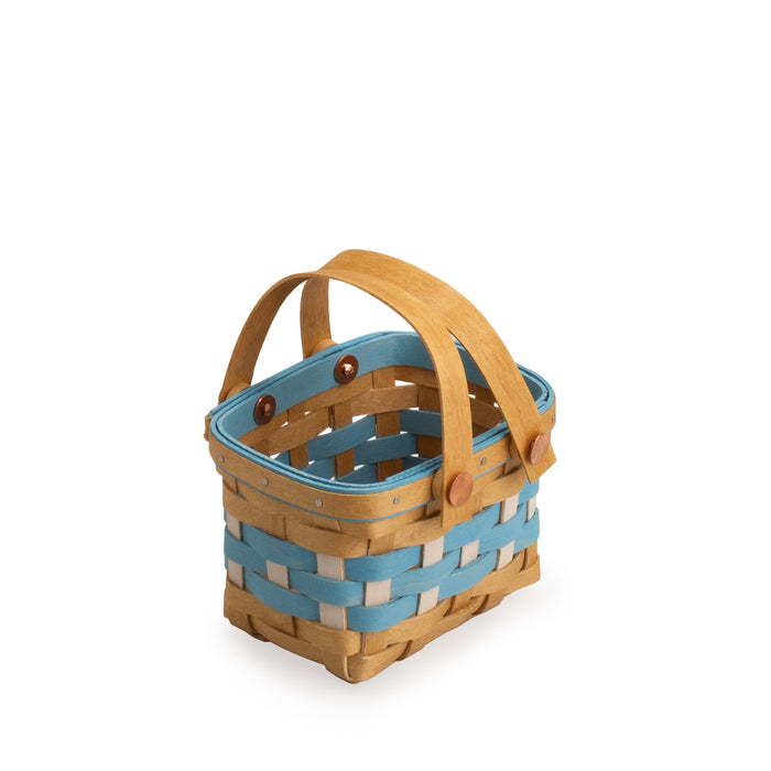 Oktoberfest Homestead Miniature Basket - Bavarian Check