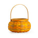 Pumpkin Basket Set with Protector - Yellow, Orange and Warm Brown-Basket Set-Woven Maple Basket-Longaberger