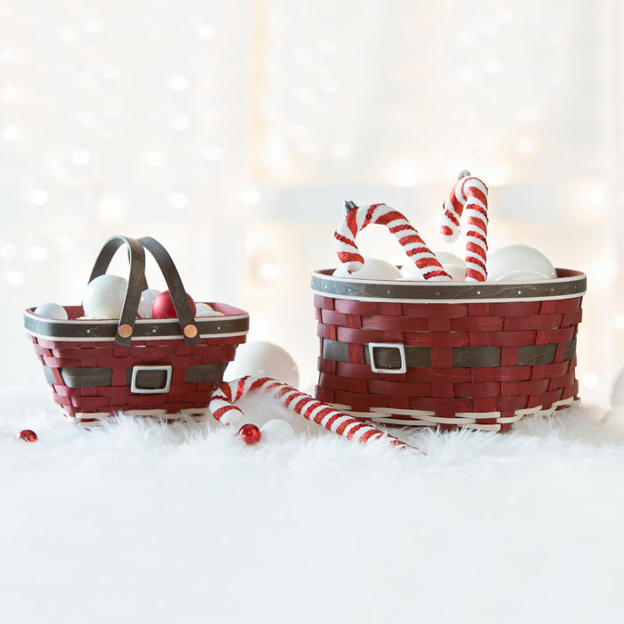 Santa Belly Basket Duo Set with Protectors