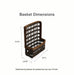 Railway Junction Wall Hanging Basket with Protector - Vintage-Basket Set-Woven Maple Basket-Longaberger