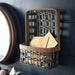 Railway Junction Wall Hanging Basket with Protector - Vintage-Basket Set-Woven Maple Basket-Longaberger