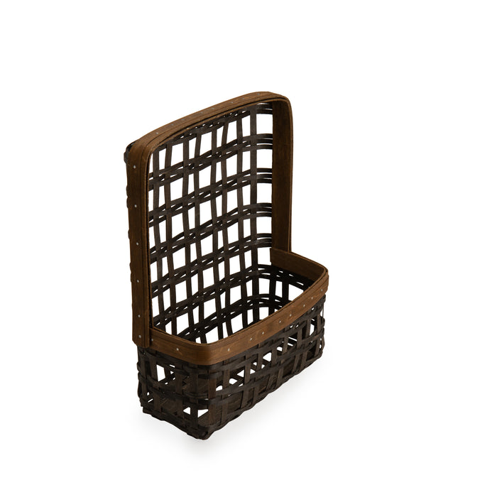 Railway Junction Wall Hanging Basket with Protector - Vintage-Basket Set-Woven Maple Basket-Longaberger