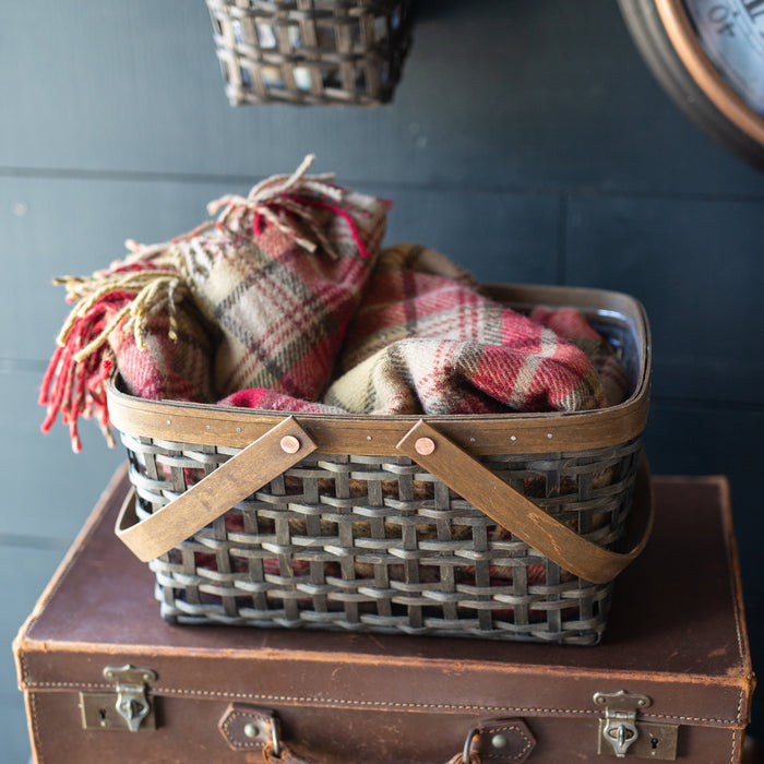 Railway Parcel Basket with Protector - Vintage