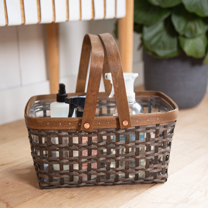 Railway Parcel Basket with Protector - Vintage