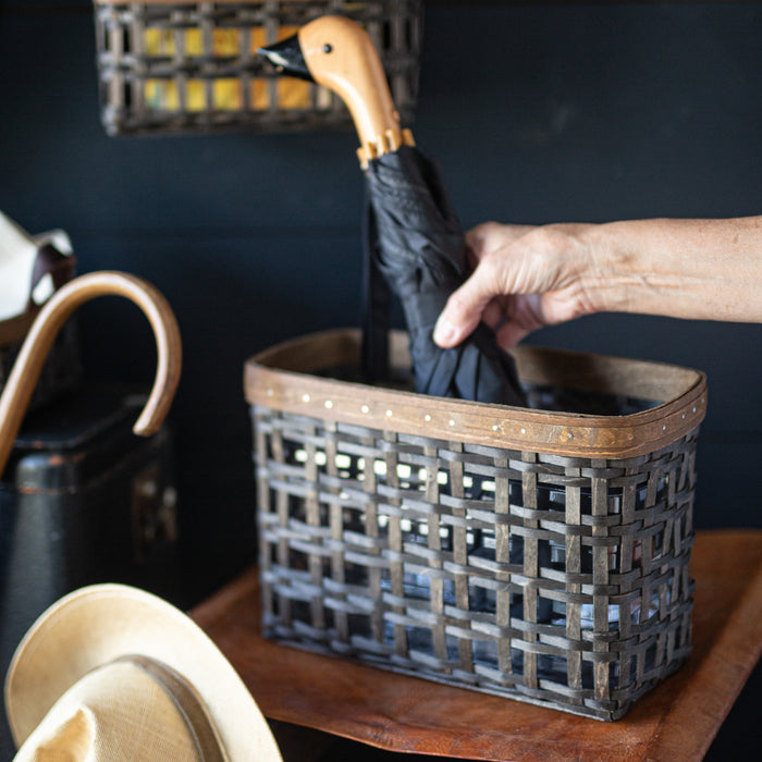 Railway Parlor Basket with Protector - Vintage