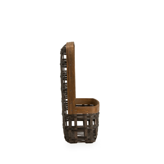 Railway Junction Wall Hanging Basket with Protector - Vintage
