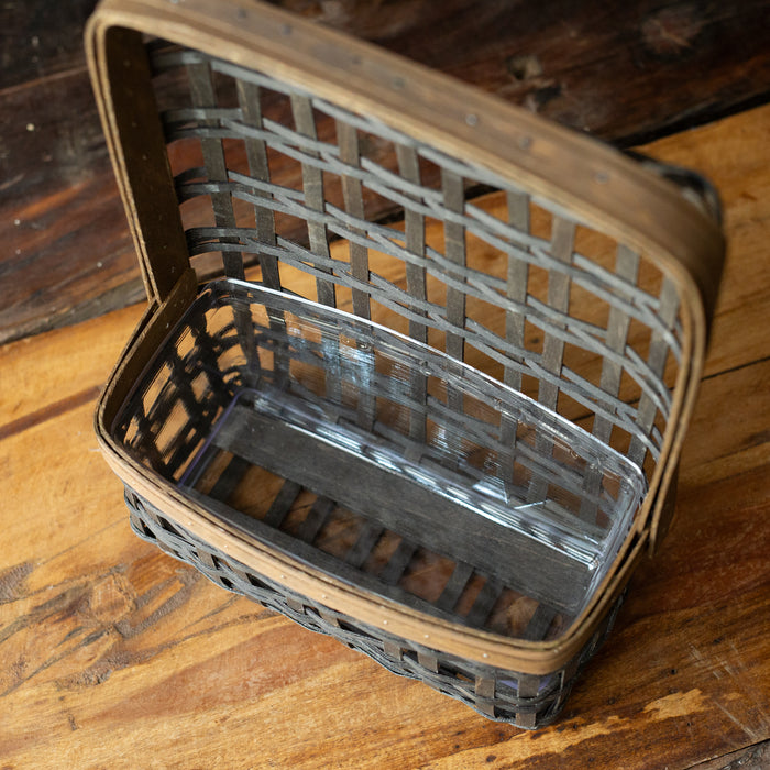 Railway Junction Wall Hanging Basket with Protector - Vintage