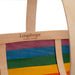 Rainbow Large Trug Basket with Protector - Multi-Basket Set-Woven Maple Basket-Longaberger