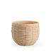 Round Nesting Storage Basket 6-Piece Set with Protectors - Whitewashed-Basket Set-Woven Maple Basket-Longaberger