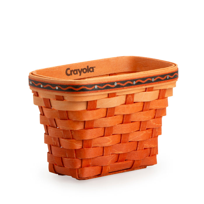 Side of Longaberger x Crayola Small Crayon Basket Set - Apricot