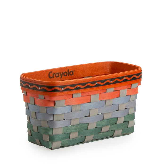 Side of Longaberger x Crayola Artist Utility Basket Set