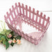 Norman Rockwell Picket Fence Basket Set with Protector - Soft Lavender