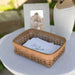 Card Basket - Light Brown holding cards