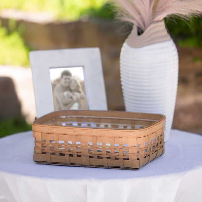 Card Basket Set with Protector - Light Brown holding cards