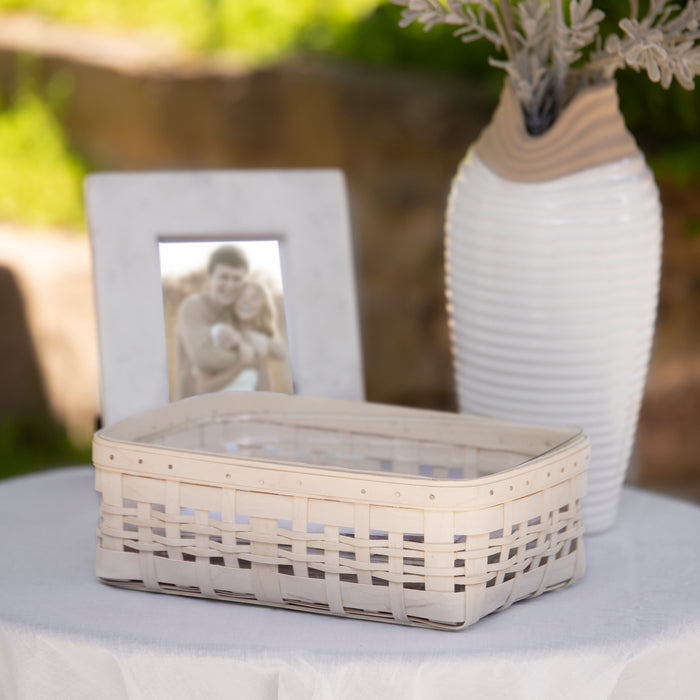 Side of Card Basket Set with Protector - 1973 White.