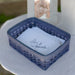 Card Basket - Regal Blue holding cards.