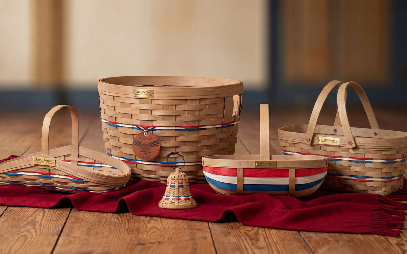 longaberger tobacco basket Retired Tree Trimming Holiday | Choose From: Various Peppermint or Melody Baskets Longaberger Basket With Lid, 11.5x12x7.5