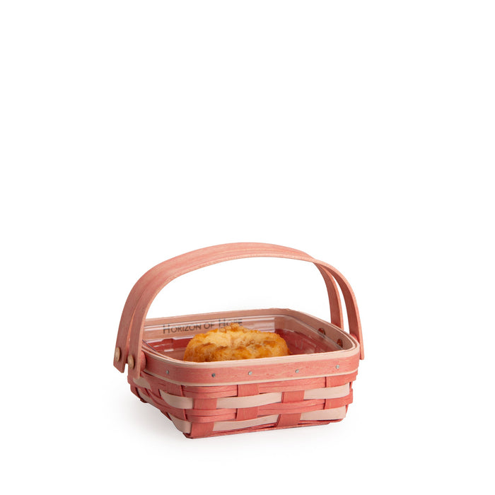 Pink Multi Weave Small Horizon of Hope Cake Basket Set with Free Protector
